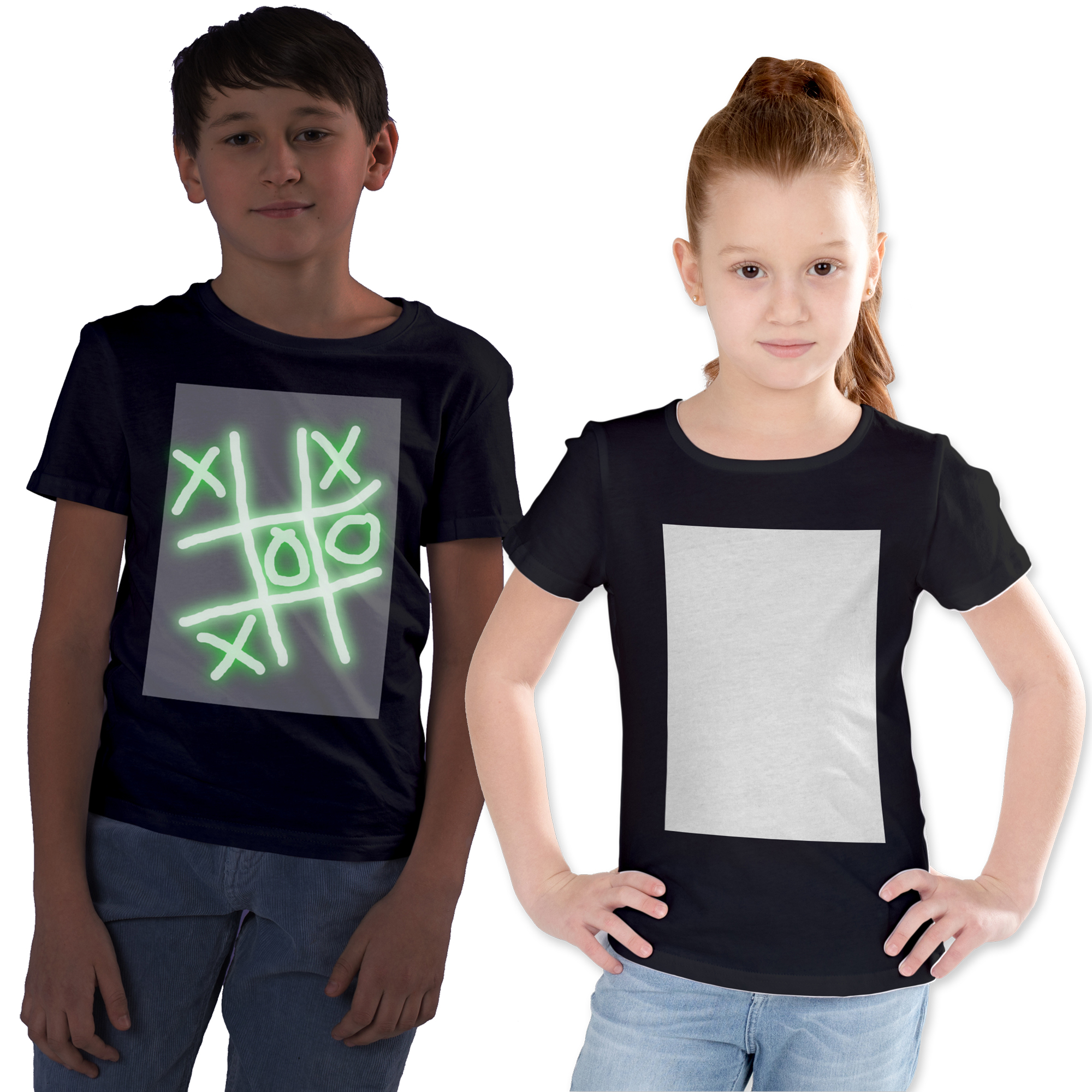 interactive Glow in the dark t-shirts
