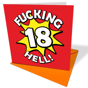 18 Fucking Hell Card and Envelope