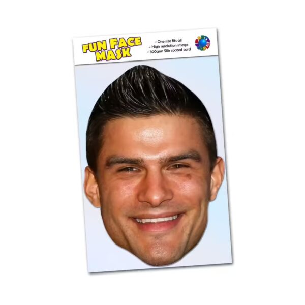 Realistic face mask of Aljaz Skorjanec