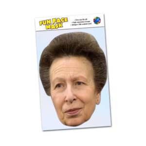 Realistic face mask of Princess Anne