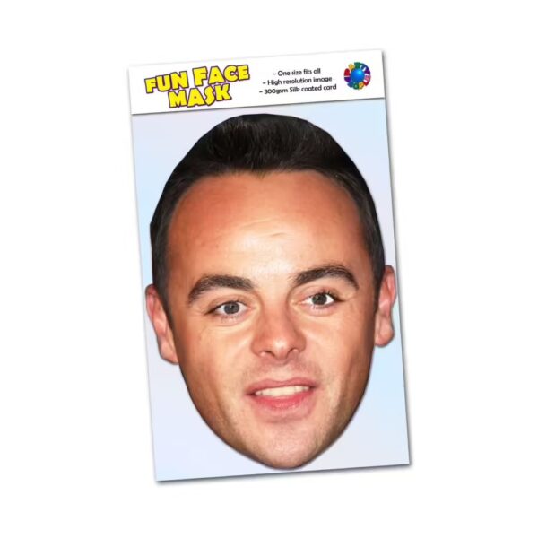 Realistic face mask of Ant Mcpartlin