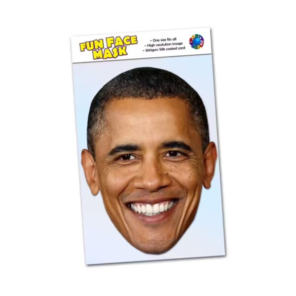 Realistic face mask of Barack Obama