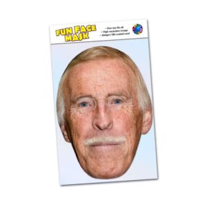 Realistic face mask of Bruce Forsyth