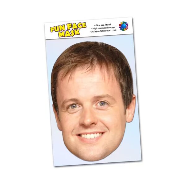 Realistic face mask of Declan Donnelly