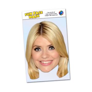 Realistic face mask of Holly Willoughby