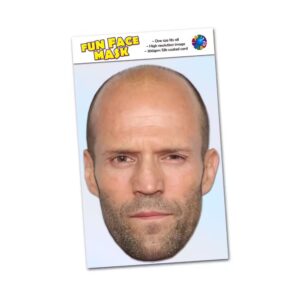 Realistic face mask of Jason Statham