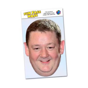 Realistic face mask of Johnny Vegas