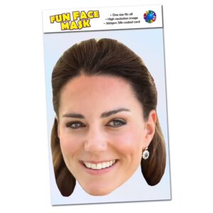 Realistic face mask of Kate Middleton Princess of Wales