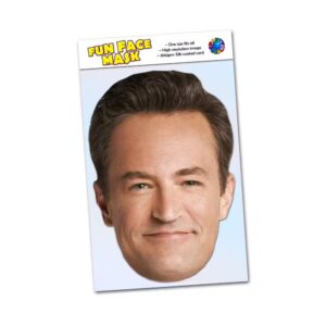 Realistic face mask of Mathew Perry