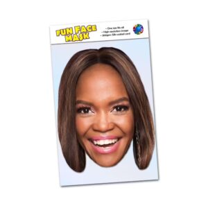 Realistic face mask of Oti Mabuse