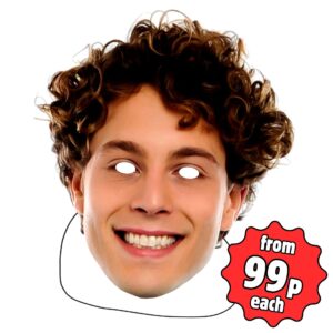 Personalised Face Mask with text "from 99p each"