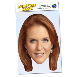 Realistic face masks of Sarah Furguson Duchess Of York