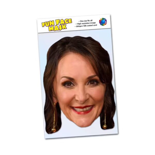 Realistic face masks of Shirley Ballas