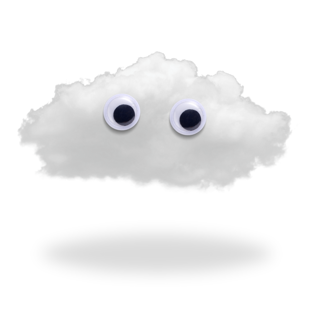 Pet Cloud With Googly Eyes Hilarious Joke Gift