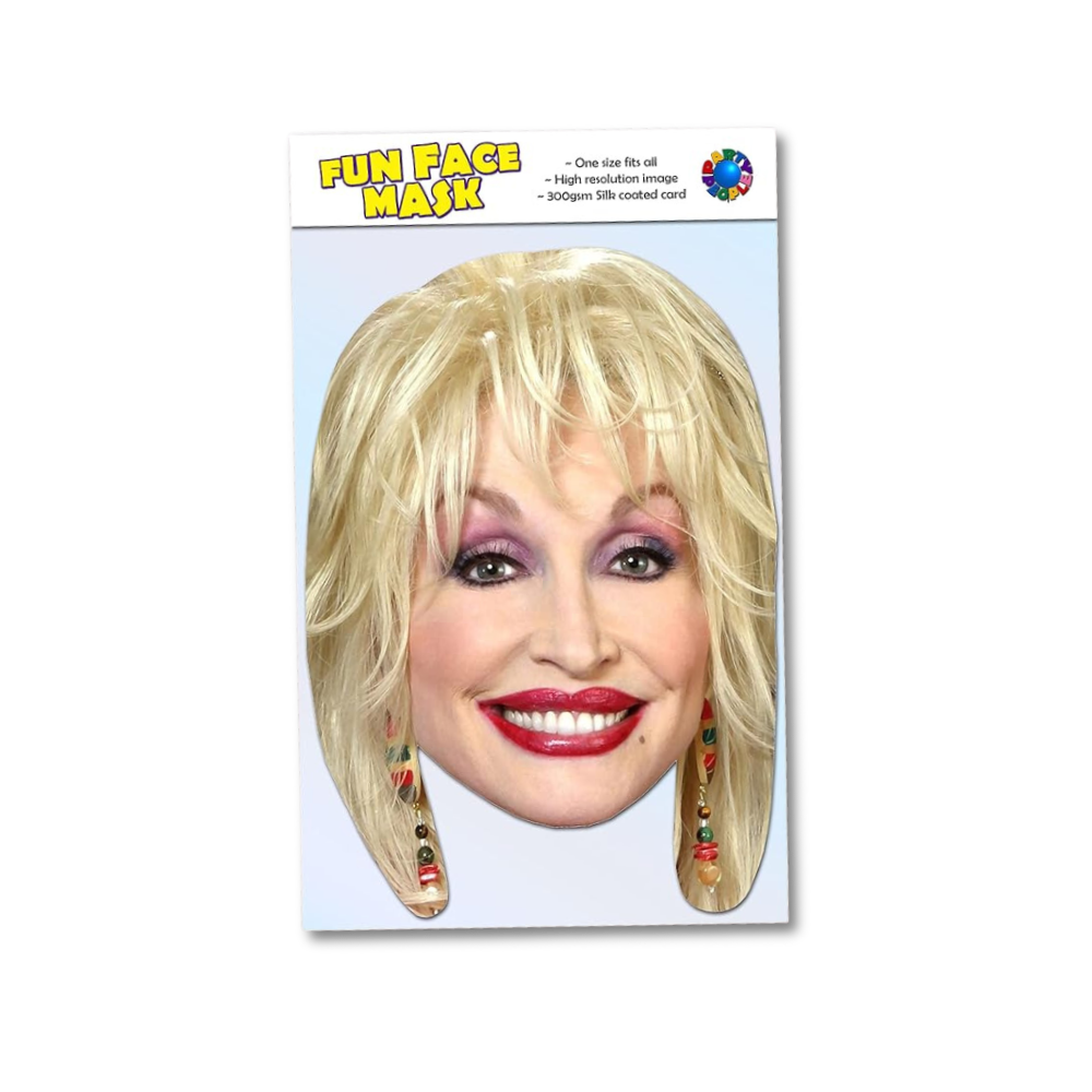 Dolly Parton Celebrity Face Mask - Ready To Wear