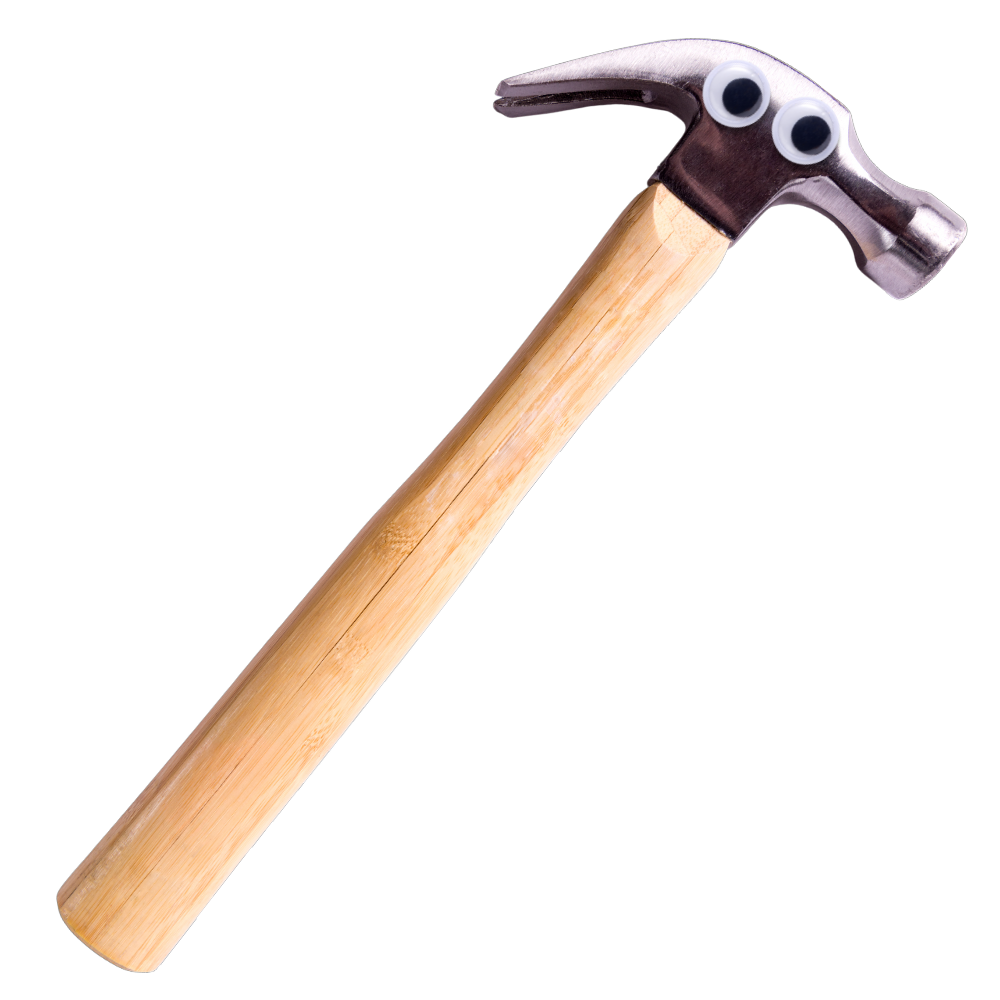 Hammer with Googly Eyes