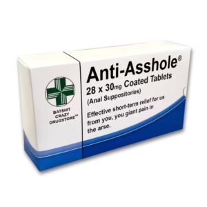 Anti-Asshole Novelty Pill Box - Joke Gift