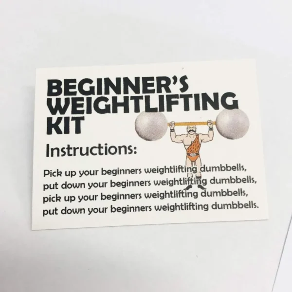 Beginners Weightlifting Kit Instructions