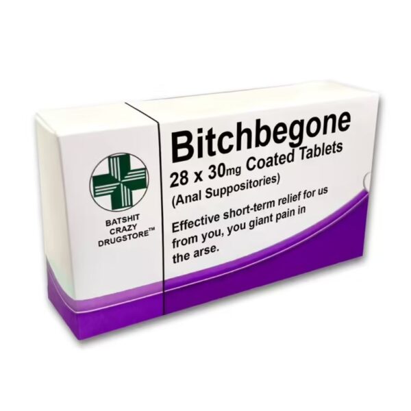 BitchBeGone Novelty Pill Box - Joke Gift