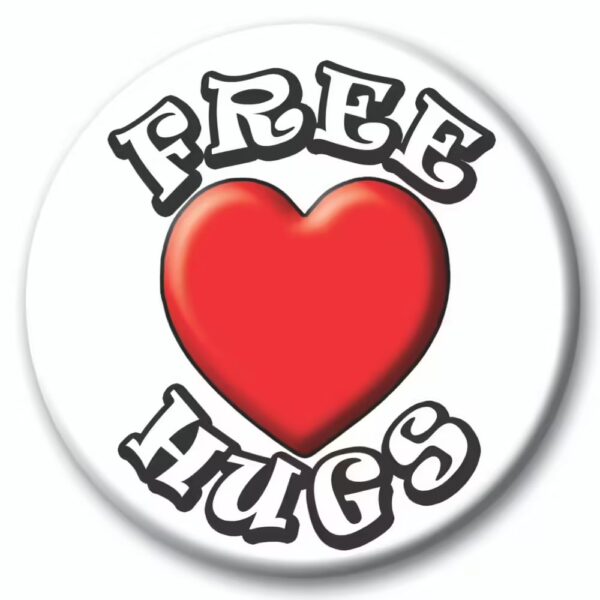 Free Hugs badge