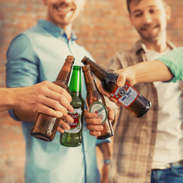 Beer Bottles In Group Photo