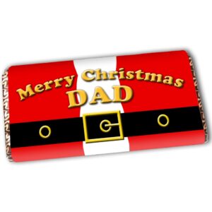 Merry Christmas Dad Chocolate Bar