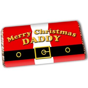 Merry Christmas Daddy Chocolate Bar