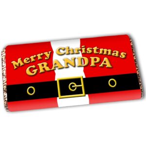 Merry Christmas Grandpa Chocolate Bar