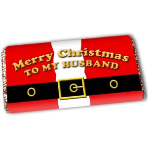 Merry Christmas Husband Chocolate Bar