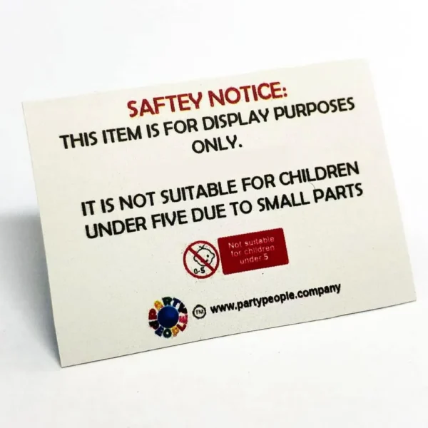 Safety Notice for Novelty Gifts