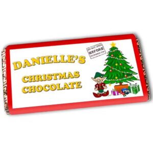 Elf Themed Chocolate Bar