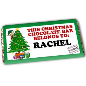 Christmas Tree Themed Chocolate Bar