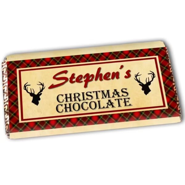 Festive Themed Chocolate Bar