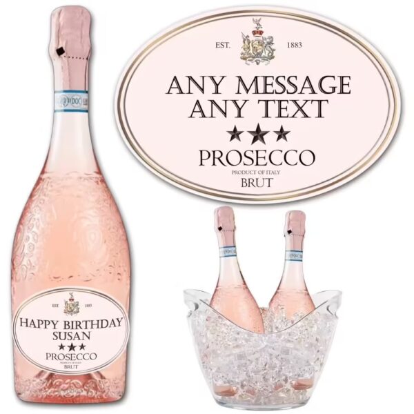 Personalised Prosecco Bottle Label