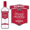 Personalised Vodka Bottle Label