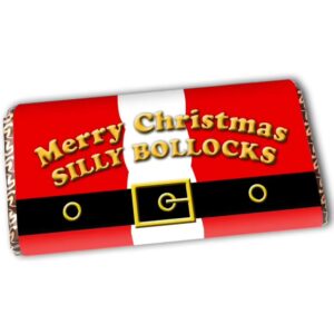 Silly Bollocks Rude Christmas Chocolate Bar Gift