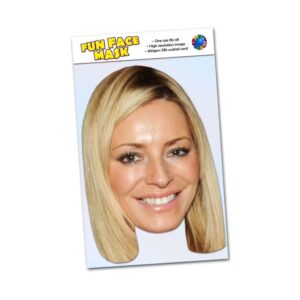 Realistic face masks of Tess Daly