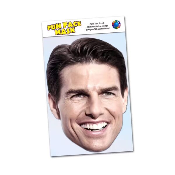 Realistic face masks of Tom Cruise