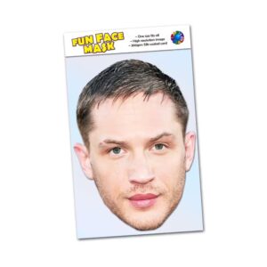 Realistic face masks of Tom Hardy