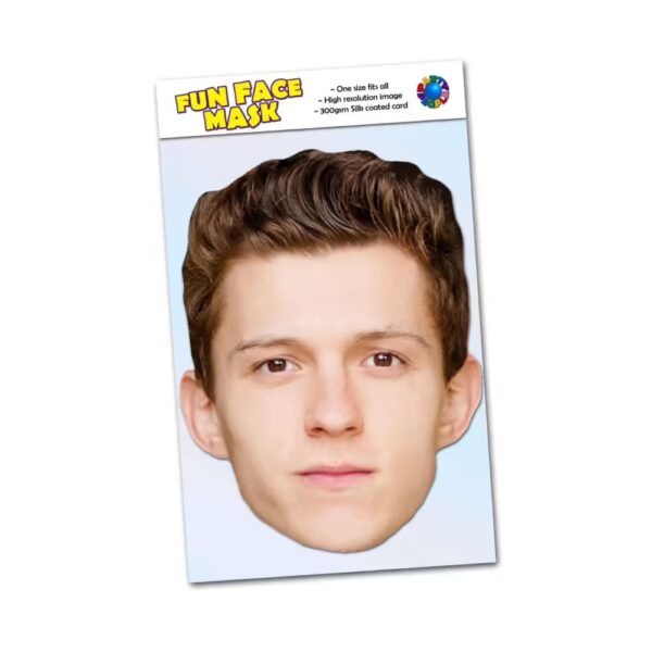 Realistic face masks of Tom Holland