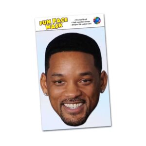 Realistic face masks of Will Smith