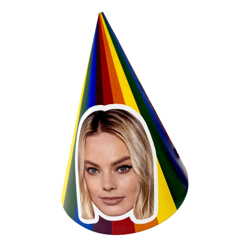 Rainbow Themed Party Hat