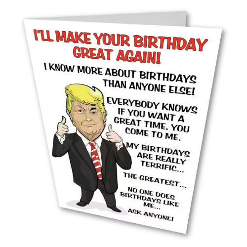 Donald Trump Birthday Card