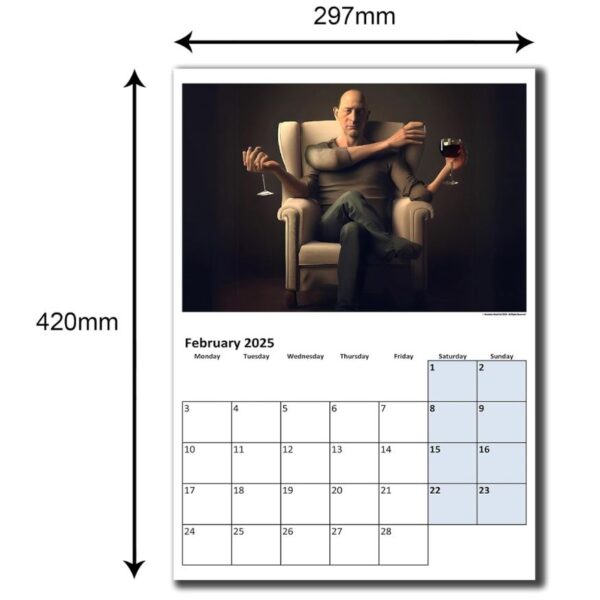 Dimensions of Low Quality AI Generated Calendar 2024