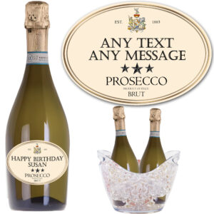 Regular Prosecco Bottle Label